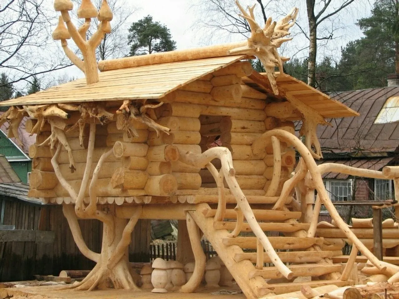 Hoteluri și restaurante din lemn